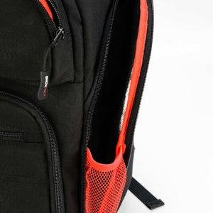 crossfit-meal-prep-backpack-king-kong-fuel-black-side-open-shaker-compartment