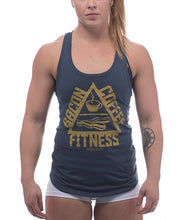 the-trifecta-bacon-coffee-fitness-indigo-womens-crossfit-tank-top-front-by-rokfit