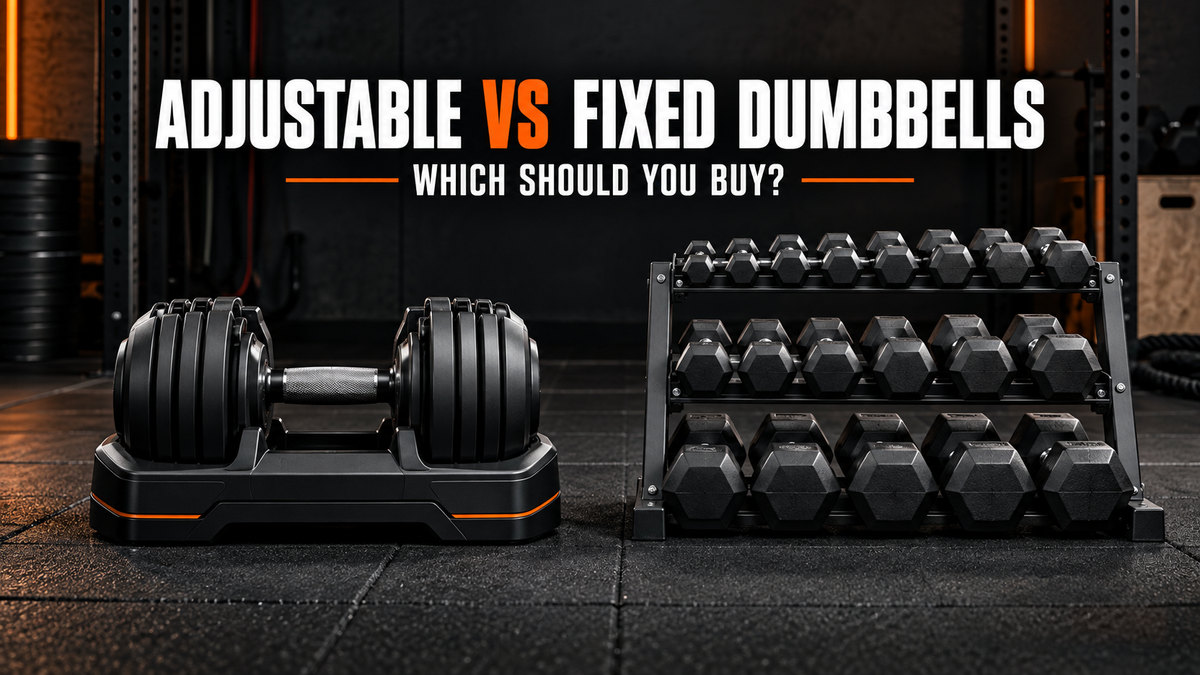 Adjustable dumbbells versus fixed dumbbells for a home gym