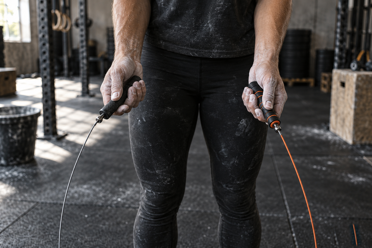 Speed rope selection and sizing guide for double-unders