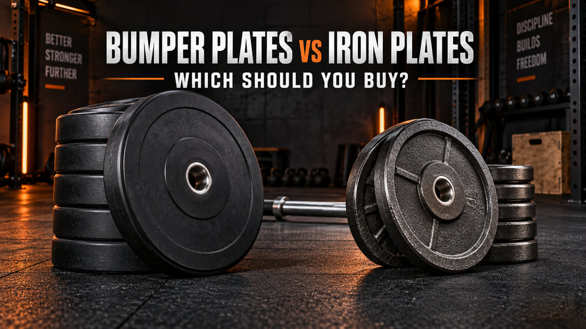 Bumper plates versus cast-iron Olympic weight plates comparison