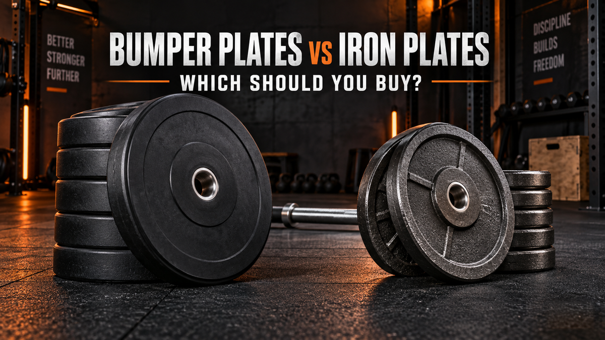 Bumper plates versus cast-iron Olympic weight plates comparison