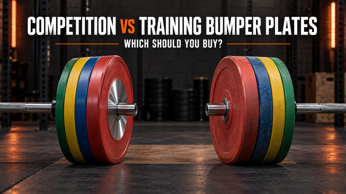 Competition bumper plates versus training bumper plates comparison