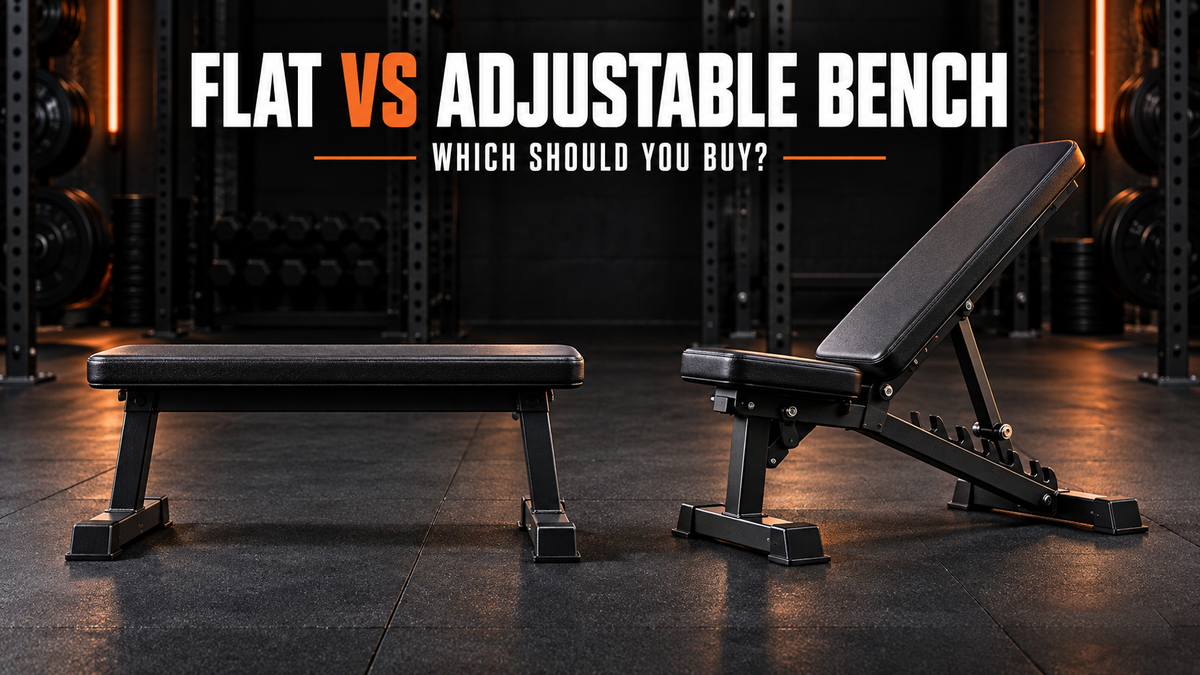 Flat bench versus adjustable bench comparison for a home gym