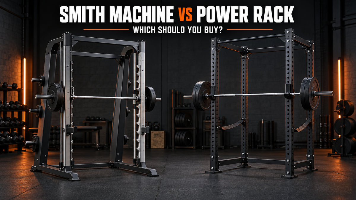 Smith machine versus power rack comparison for a home gym