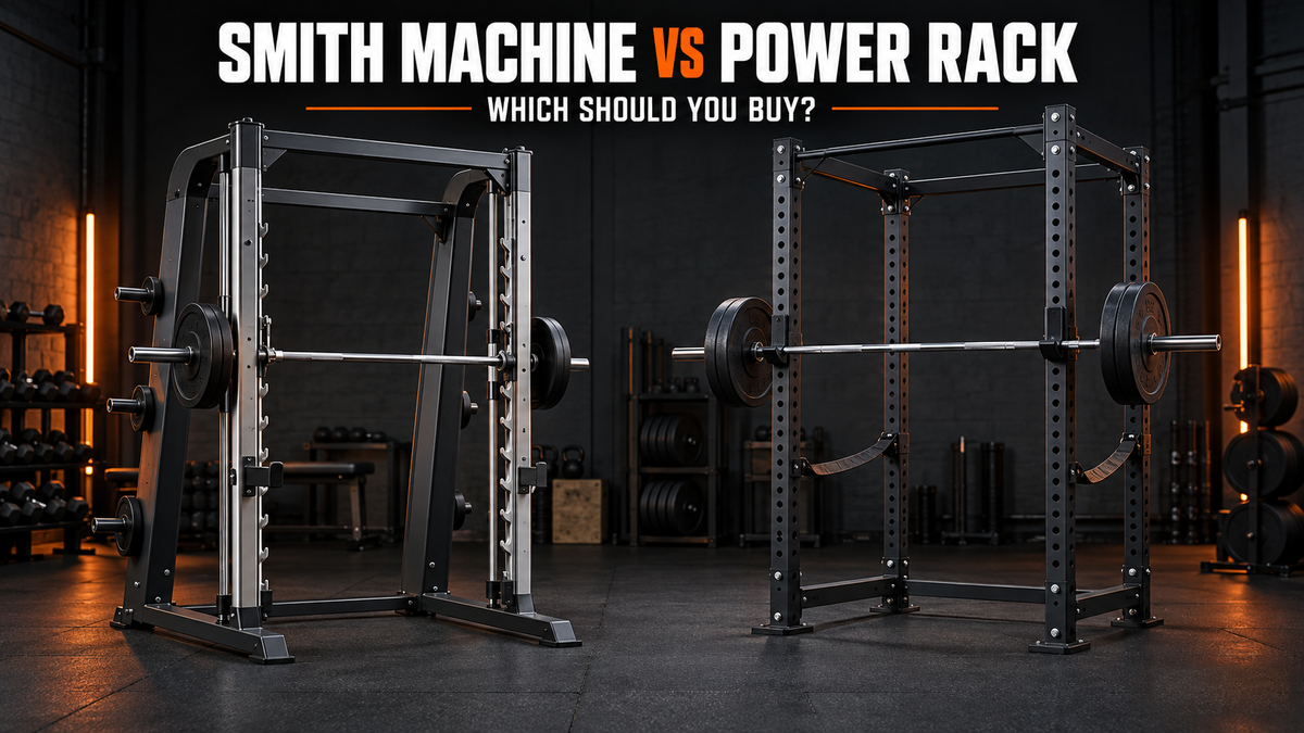 Smith machine versus power rack comparison for a home gym