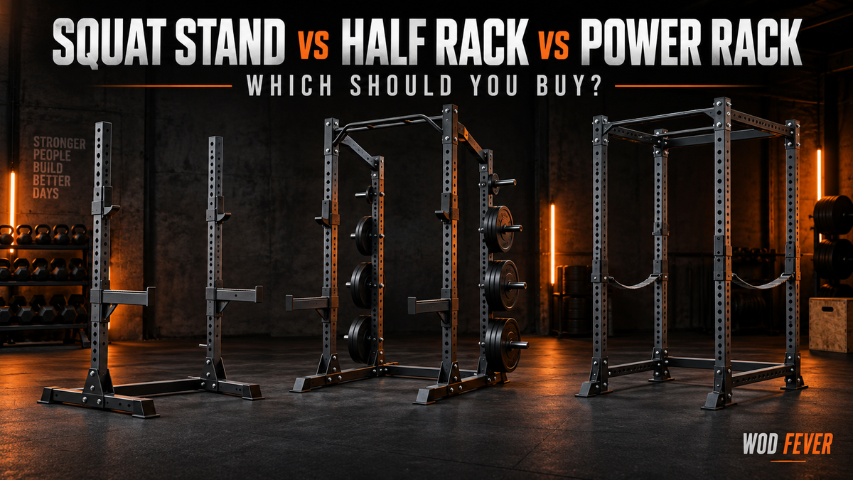 Squat stand versus half rack versus full power rack comparison