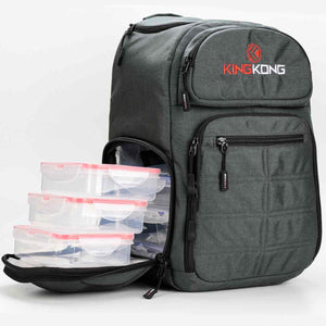 crossfit-meal-prep-backpack-king-kong-fuel-charcoal-open-compartment