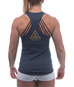 the-trifecta-bacon-coffee-fitness-indigo-womens-crossfit-tank-top-back-by-rokfit