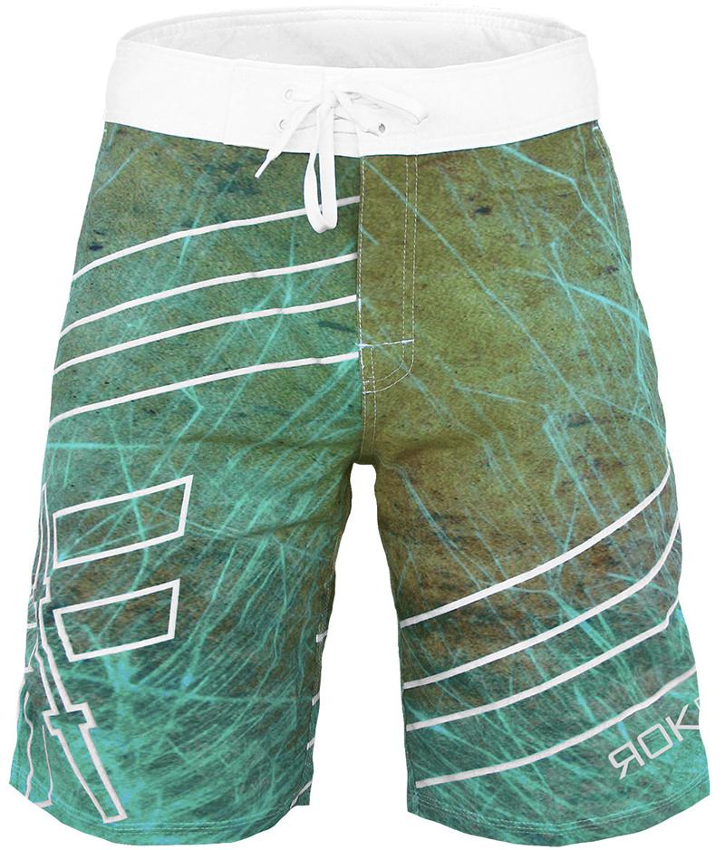 europa-mens-crossfit-shorts-blue-turquoise-teal-tan-blended-design-white-labeling-front-by-rokfit