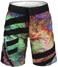 orion-mens-board-shorts-crossfit-shorts-teal-green-purple-pink-blue-hues-black-accents-and-trim-front-by-rokfit