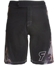 elite-performance-2-0-mens-crossfit-shorts-black-camo-tan-logo-front-by-rokfit
