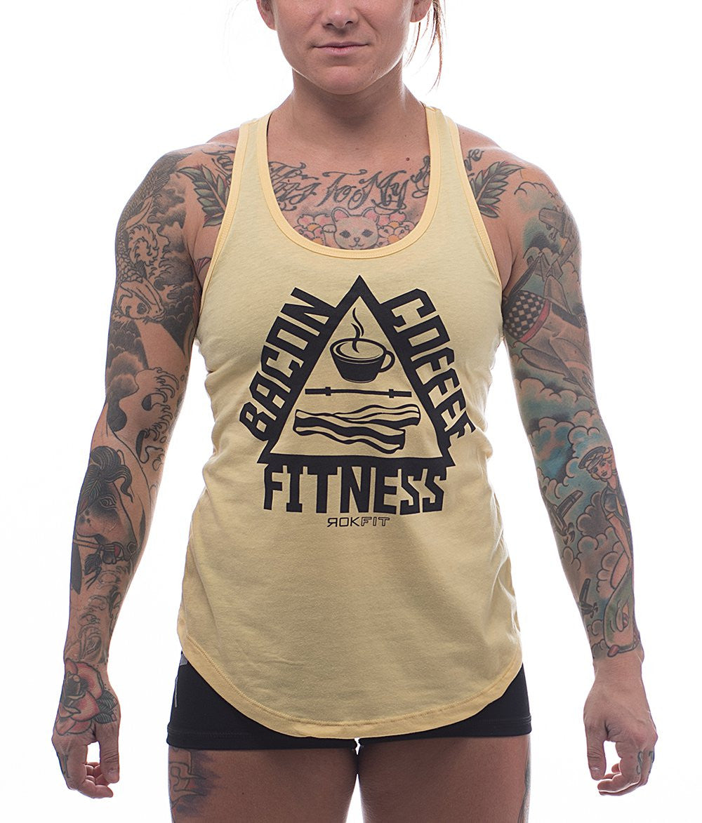 the-trifecta-bacon-coffee-fitness-banana-cream-womens-crossfit-tank-top-front-by-rokfit